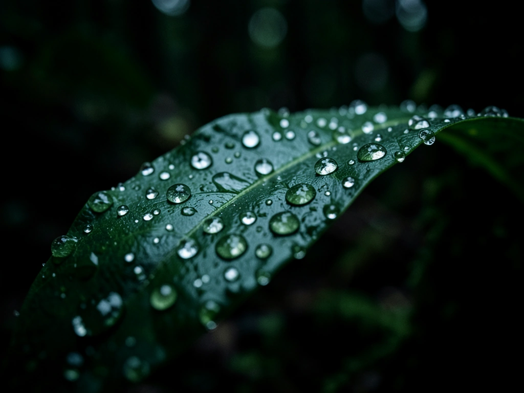 Exotic botanical detail representing natural purity