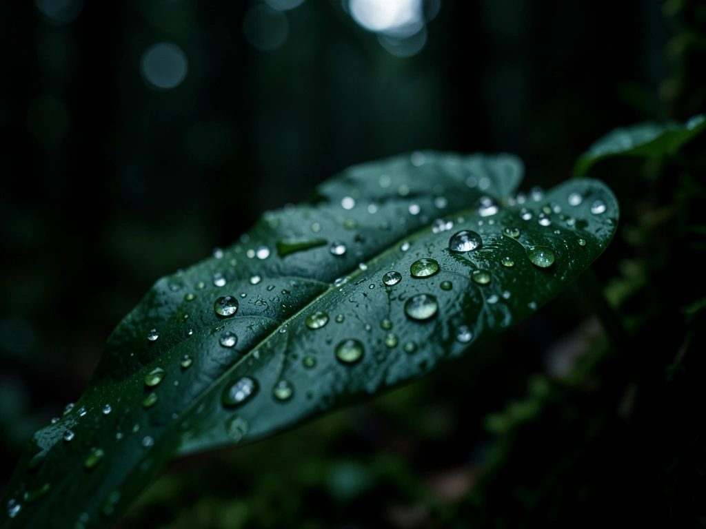 Botanical detail representing natural vitality