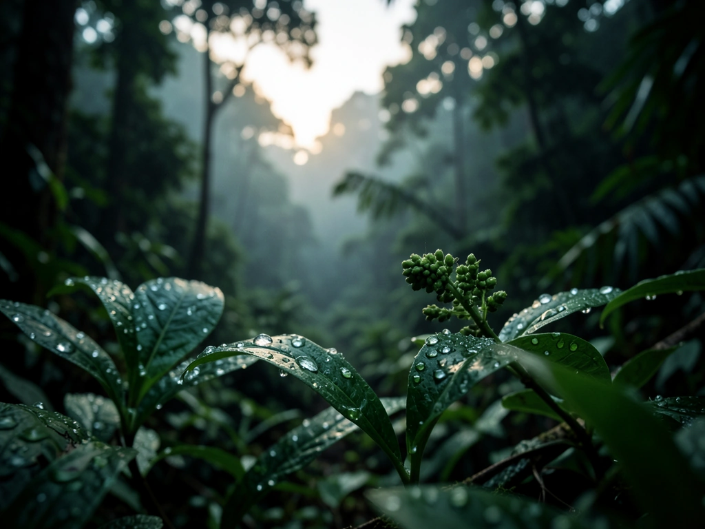 Indonesian morning landscape