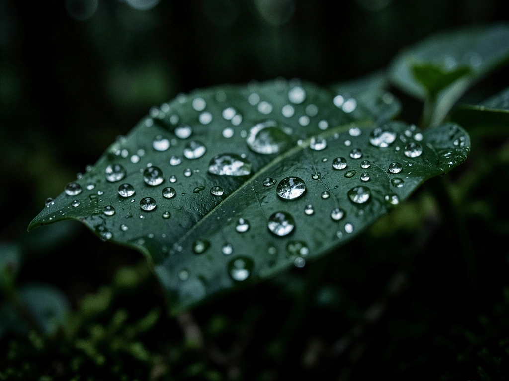 Botanical detail representing biological precision
